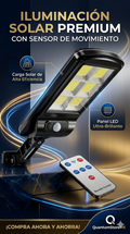 Seguridad Solar 24/7 - Lámpara con Sensor y Control Remoto