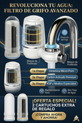 Agua Pura en Segundos - Filtro Purificador de Grifo