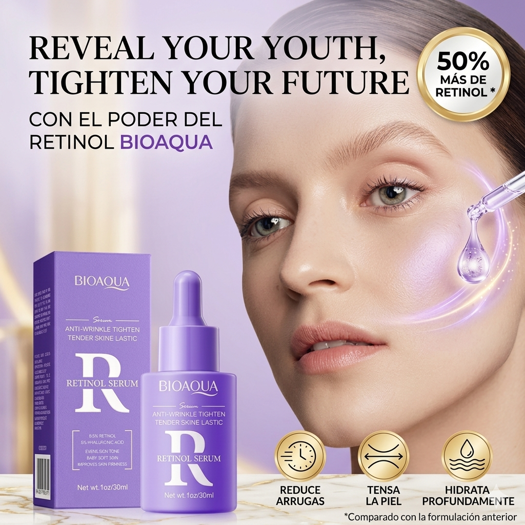 Bioaqua Serum Retinol Acido Hialuronico Antiedad